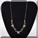 J121. Ayala Bar enamel necklace. - $50 